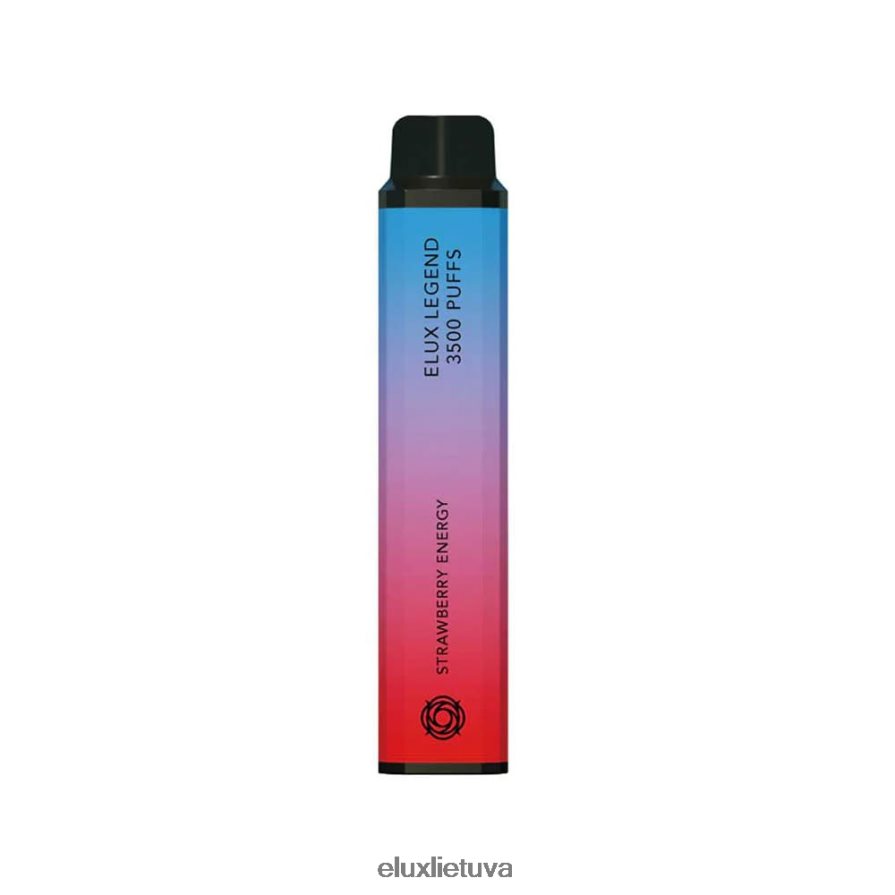 Elux Legend 3500 išpūtimų vienkartinis vape braškių energija 84082463 Elux Vape Disposable