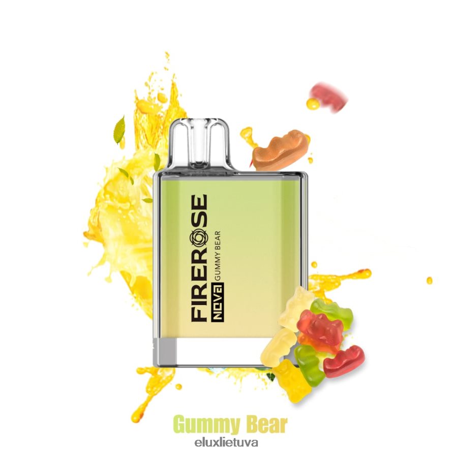 Elux Firerose Nova 600 išpūtimų vienkartinis vape guminis meškiukas 84082427 Elux Vape Flavours