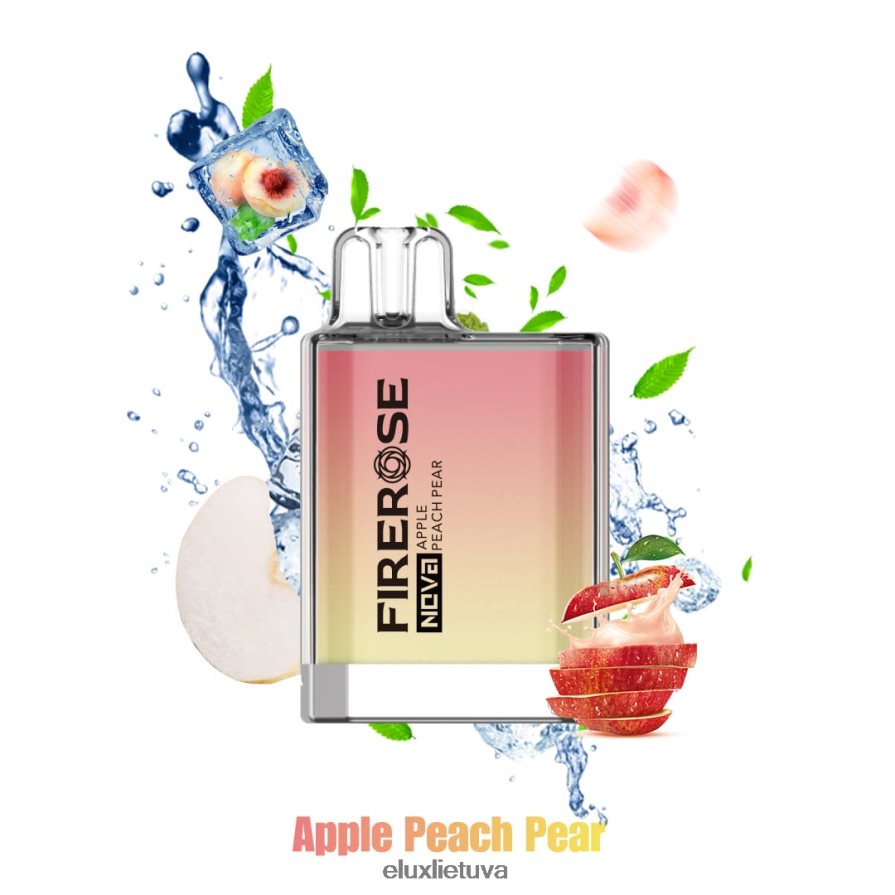 Elux Firerose Nova 600 išpūtimų vienkartinis vape obuolių persikų kriaušių 84082420 Elux Amazon Lietuva