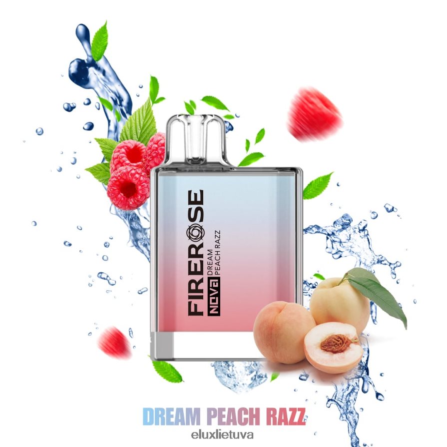 Elux Firerose Nova 600 išpūtimų vienkartinis vape svajonių persikų razz 840824112 Elux Shop Lietuva